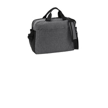 Load image into Gallery viewer, CAPELLA Port Authority® Access Briefcase - Heather Grey/ Black