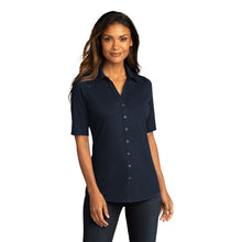 Load image into Gallery viewer, CAPELLA Ladies City Stretch Top - River Blue Navy
