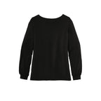 CAPELLA Ladies Luxe Knit Jewel Neck Top - Black