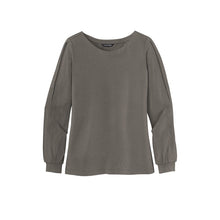 Load image into Gallery viewer, CAPELLA Ladies Luxe Knit Jewel Neck Top - Sterling Grey
