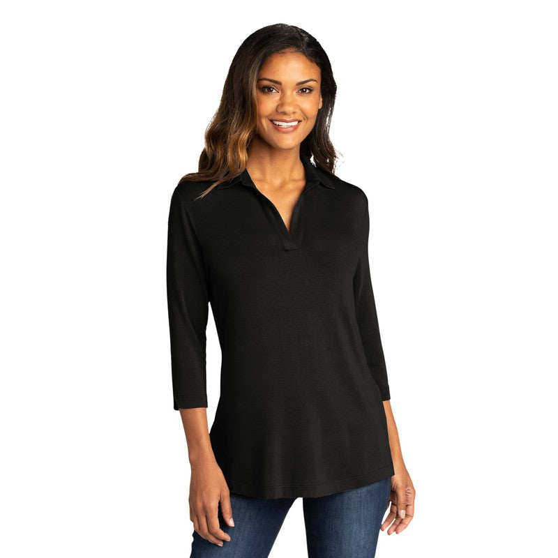 CAPELLA ALUMNI Ladies Luxe Knit Tunic - Deep Black