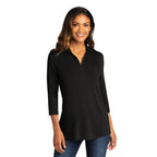 CAPELLA ALUMNI Ladies Luxe Knit Tunic - Deep Black