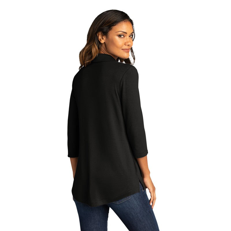 CAPELLA ALUMNI Ladies Luxe Knit Tunic - Deep Black