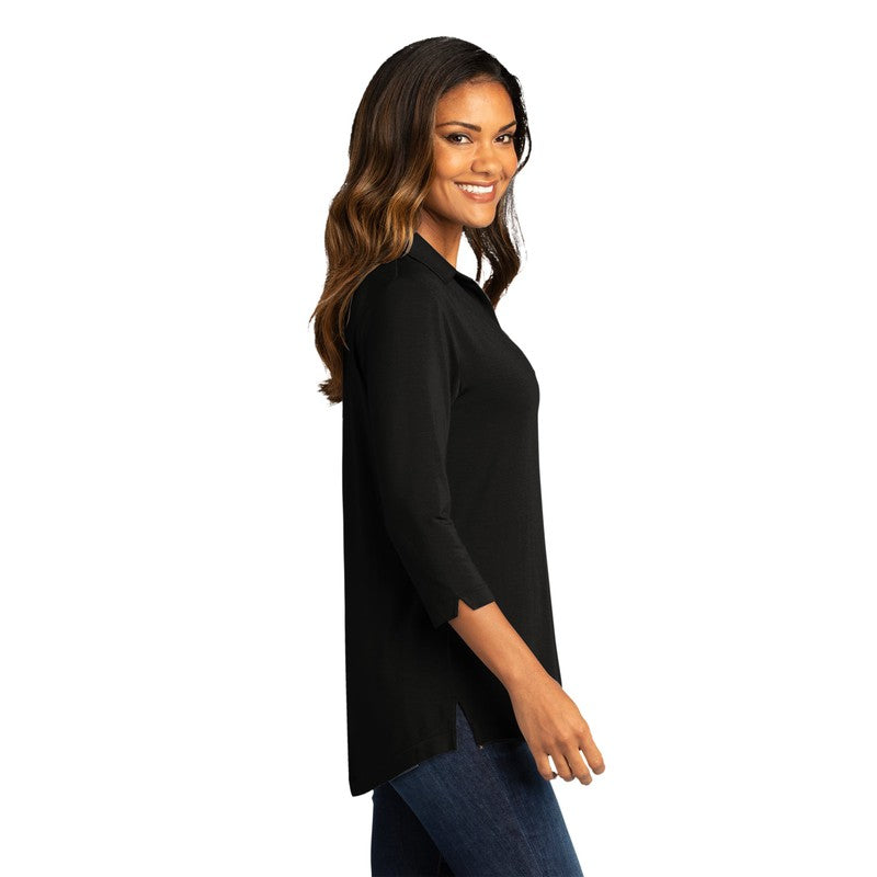 CAPELLA ALUMNI Ladies Luxe Knit Tunic - Deep Black