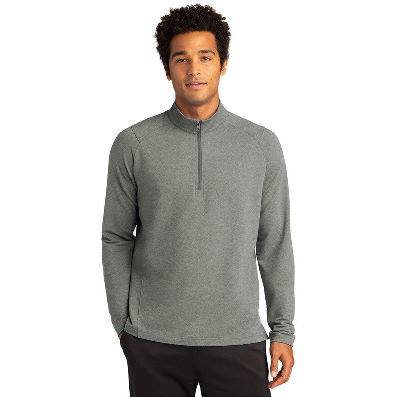 NEW CAPELLA Sport-Tek® Sport-Wick® Flex Fleece 1/4-Zip - Light Grey Heather