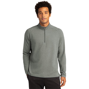 CAPELLA Sport-Tek® Sport-Wick® Flex Fleece 1/4-Zip - Light Grey Heather