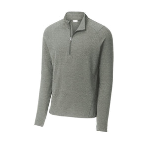 CAPELLA Sport-Tek® Sport-Wick® Flex Fleece 1/4-Zip - Light Grey Heather