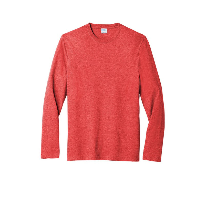 CAPELLA ALUMNI Tri-Blend Long Sleeve Tee - Bright Red Heather