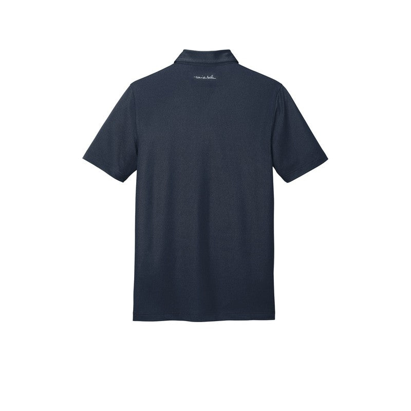 NEW CAPELLA Travis Mathew Cabana Chest Stripe Polo - Blue Nights