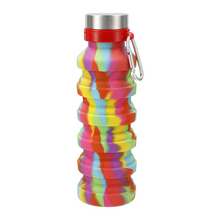 Load image into Gallery viewer, Zigoo Silicone Collapsible Bottle 18oz - Tie-Dye