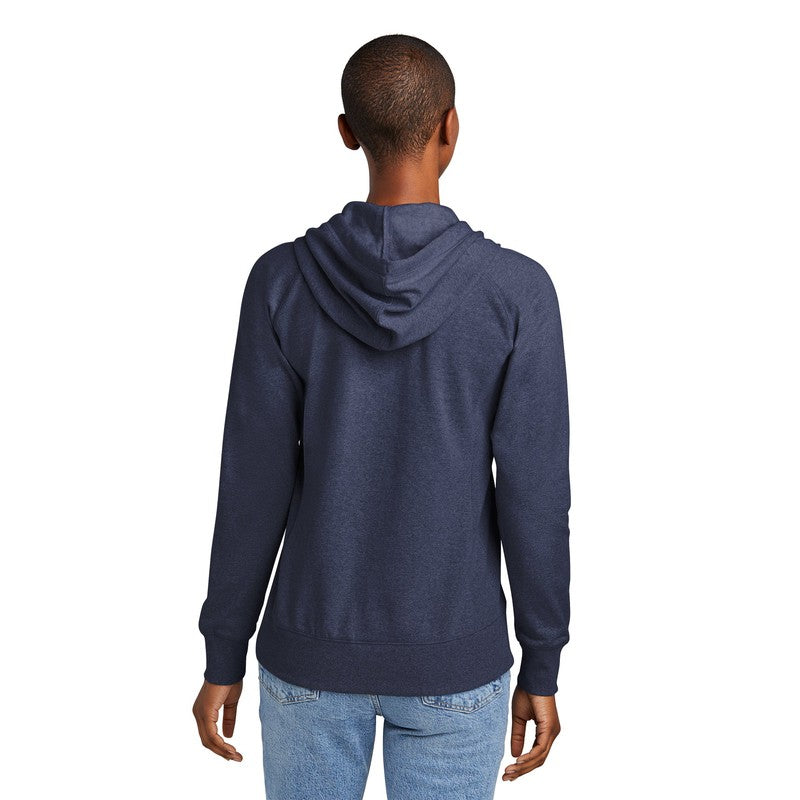 CAPELLA District® Women’s Re-Fleece™ Hoodie - Heathered Navy