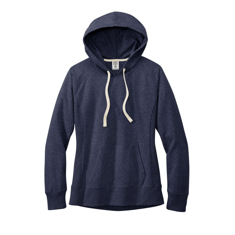 CAPELLA District® Women’s Re-Fleece™ Hoodie - Heathered Navy