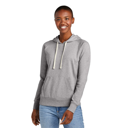 NEW CAPELLA District® Women’s Re-Fleece™ Hoodie - Light Heather Grey