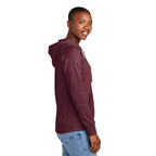 CAPELLA District® Women’s Re-Fleece™ Hoodie - Maroon Heather
