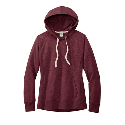 NEW CAPELLA District® Women’s Re-Fleece™ Hoodie - Maroon Heather