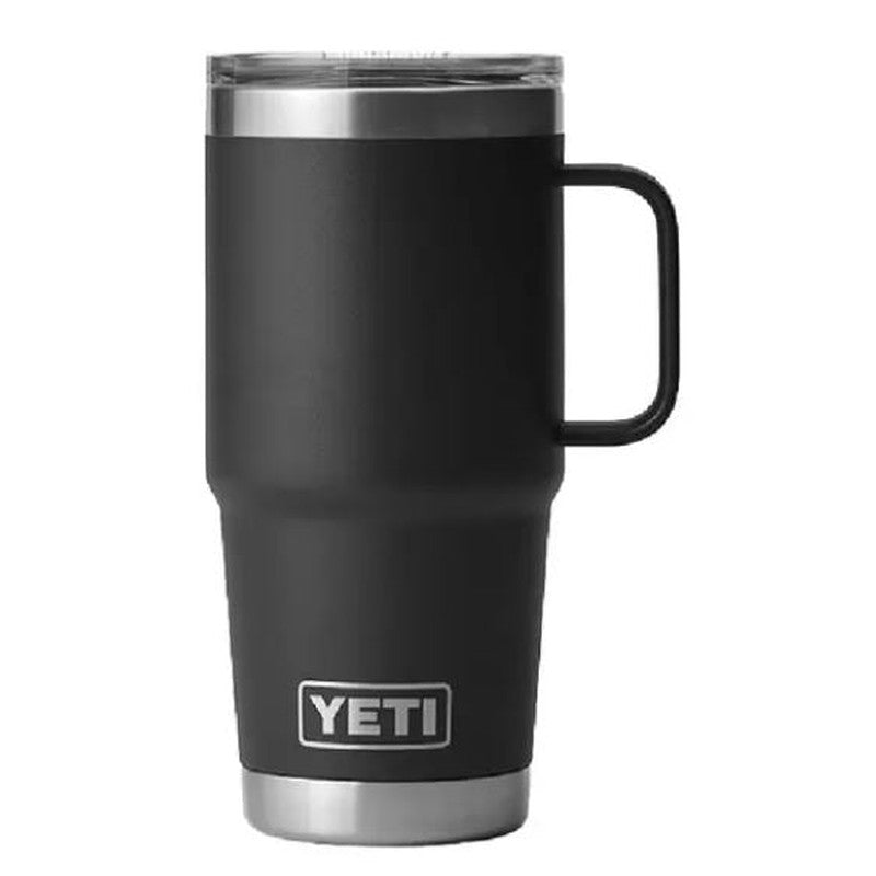 ALUMNI CAPELLA YETI RAMBLER 20 OZ TRAVEL MUG WITH STRONGHOLD LID - BLACK