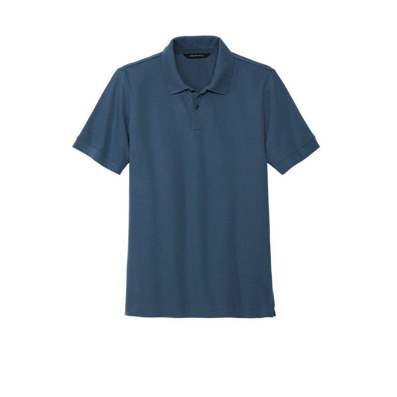 CAPELLA Mercer+Mettle™ Stretch Heavyweight Pique Polo - Insignia Blue