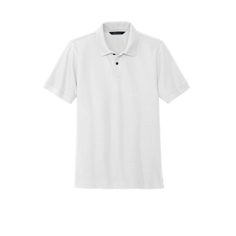 CAPELLA Mercer+Mettle™ Stretch Heavyweight Pique Polo - White