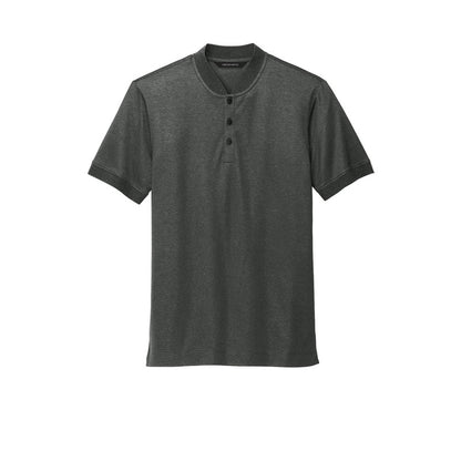 NEW CAPELLA Mercer+Mettle™ Stretch Pique Henley - Anchor Grey Heather