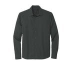 CAPELLA Mercer+Mettle™ Long Sleeve Stretch Woven Shirt - Anchor Grey