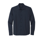 CAPELLA Mercer+Mettle™ Long Sleeve Stretch Woven Shirt - Night Navy