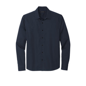NEW CAPELLA Mercer+Mettle™ Long Sleeve Stretch Woven Shirt - Night Navy