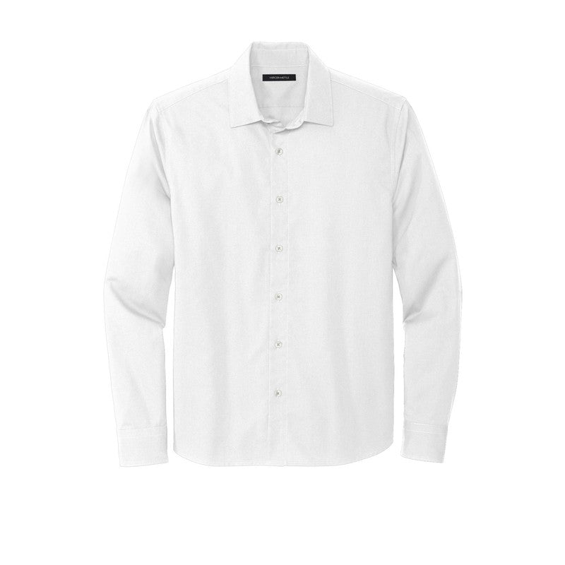 CAPELLA Mercer+Mettle™ Long Sleeve Stretch Woven Shirt - White