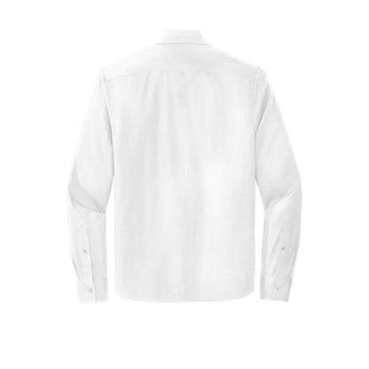 NEW CAPELLA Mercer+Mettle™ Long Sleeve Stretch Woven Shirt - White