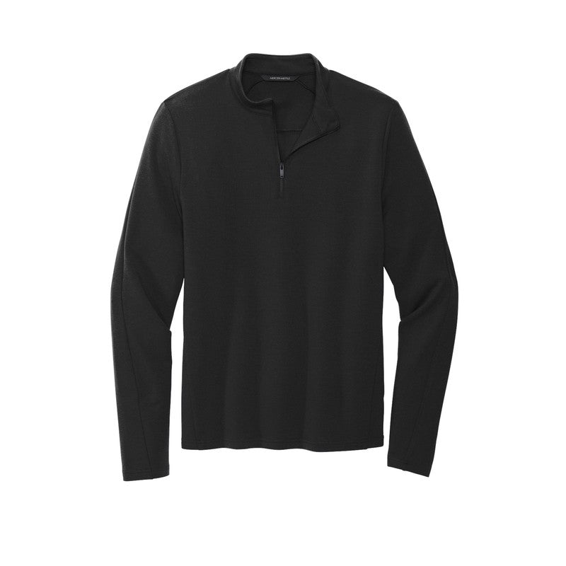 NEW CAPELLA Mercer+Mettle™ Stretch 1/4-Zip Pullover - Deep Black