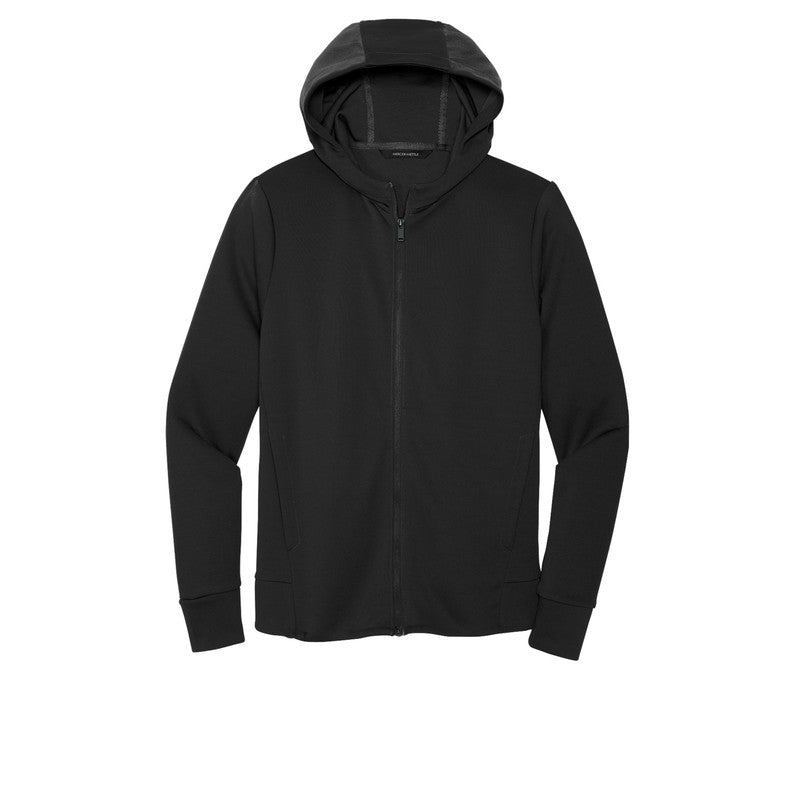 CAPELLA Mercer+Mettle™ Double-Knit Full-Zip Hoodie - Deep Black