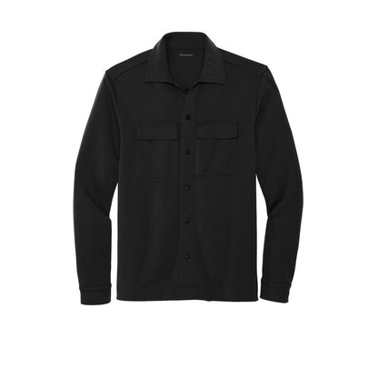 NEW CAPELLA Mercer+Mettle™ Double-Knit Snap Front Jacket - Deep Black