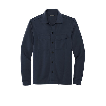 NEW CAPELLA Mercer+Mettle™ Double-Knit Snap Front Jacket - Night Navy