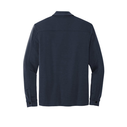 NEW CAPELLA Mercer+Mettle™ Double-Knit Snap Front Jacket - Night Navy