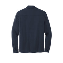 Load image into Gallery viewer, NEW CAPELLA Mercer+Mettle™ Double-Knit Snap Front Jacket - Night Navy