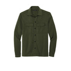CAPELLA Mercer+Mettle™ Double-Knit Snap Front Jacket - Townsend Green