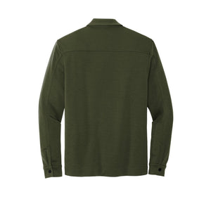 NEW CAPELLA Mercer+Mettle™ Double-Knit Snap Front Jacket - Townsend Green