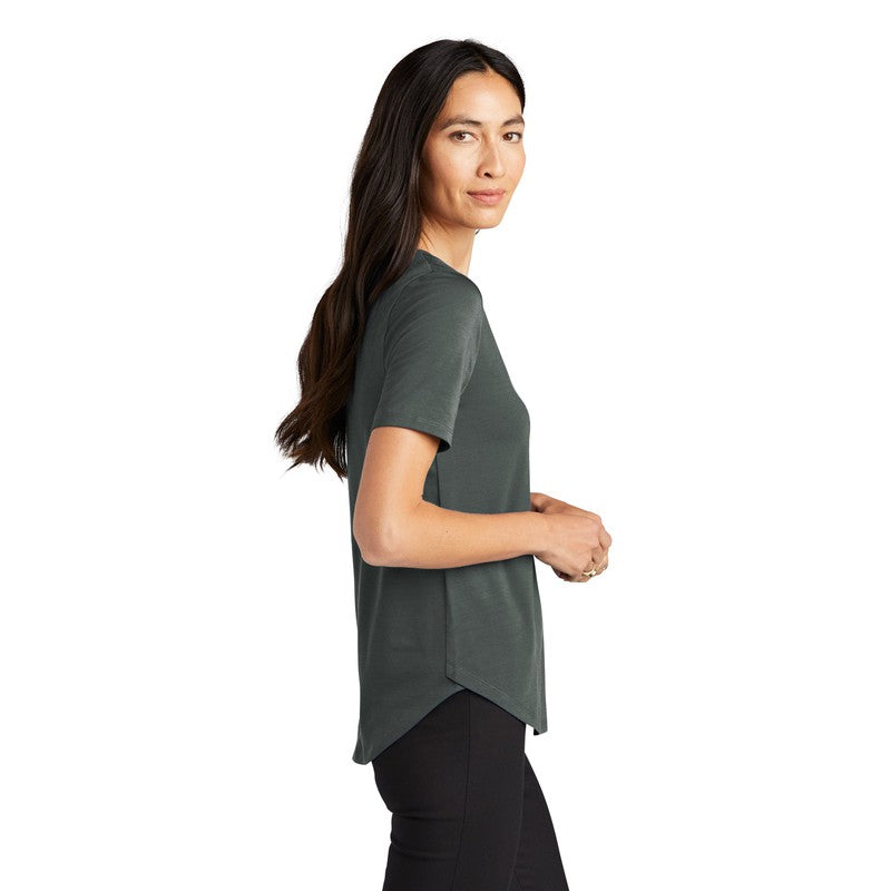 NEW CAPELLA Mercer+Mettle™ Women’s Stretch Jersey Relaxed Scoop - Anchor Grey