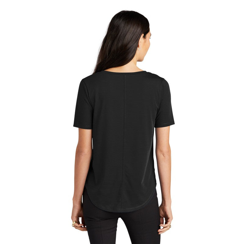 CAPELLA Mercer+Mettle™ Women’s Stretch Jersey Relaxed Scoop - Deep Black