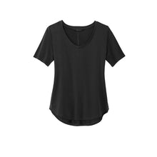 Load image into Gallery viewer, NEW CAPELLA Mercer+Mettle™ Women’s Stretch Jersey Relaxed Scoop - Deep Black