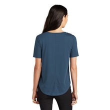 Load image into Gallery viewer, NEW CAPELLA Mercer+Mettle™ Women’s Stretch Jersey Relaxed Scoop - Insignia Blue