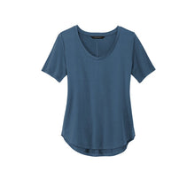 Load image into Gallery viewer, NEW CAPELLA Mercer+Mettle™ Women’s Stretch Jersey Relaxed Scoop - Insignia Blue