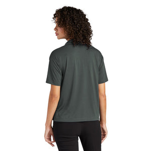 NEW CAPELLA Mercer+Mettle™ Women’s Stretch Jersey Polo -  Anchor Grey
