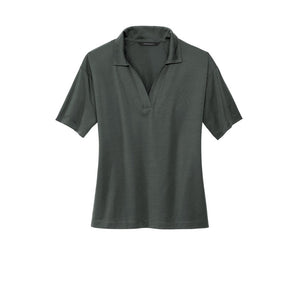 NEW CAPELLA Mercer+Mettle™ Women’s Stretch Jersey Polo -  Anchor Grey