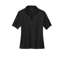 Load image into Gallery viewer, NEW CAPELLA Mercer+Mettle™ Women’s Stretch Jersey Polo -  Deep Black