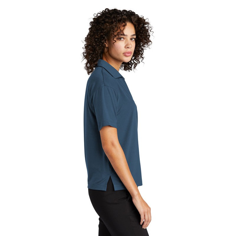 NEW CAPELLA Mercer+Mettle™ Women’s Stretch Jersey Polo   Insignia Blue