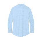 CAPELLA Mercer+Mettle® Women’s Long Sleeve Stretch Woven Shirt - Air Blue End on End