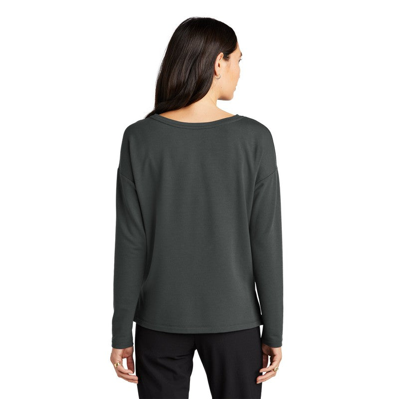 CAPELLA Mercer+Mettle™ Women's Stretch Drop Shoulder Pullover - Anchor Grey
