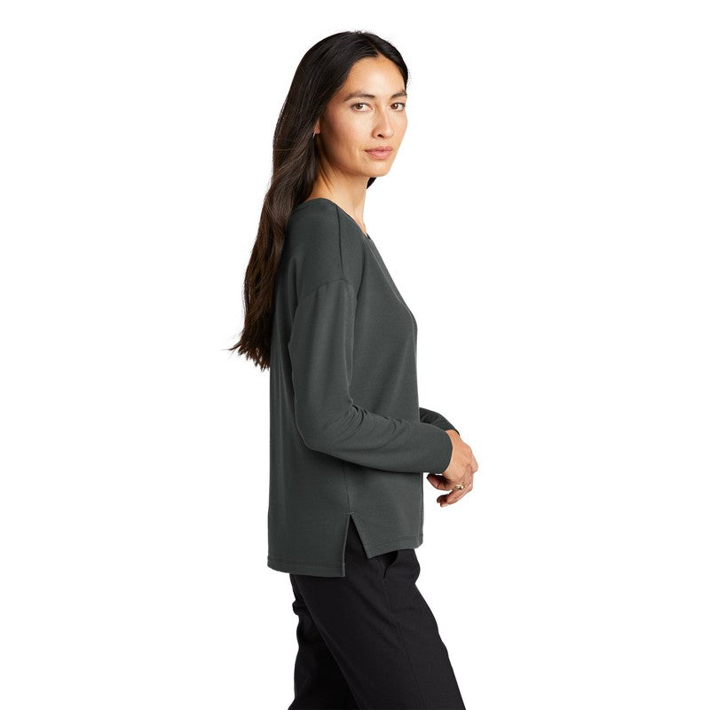 CAPELLA Mercer+Mettle™ Women's Stretch Drop Shoulder Pullover - Anchor Grey