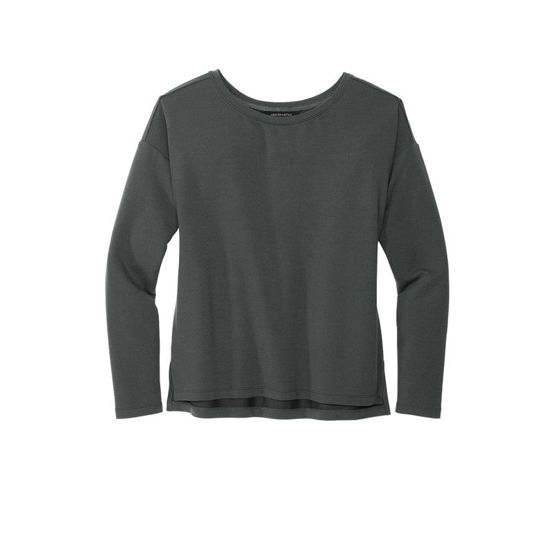 NEW CAPELLA Mercer+Mettle™ Women's Stretch Drop Shoulder Pullover - Anchor Grey