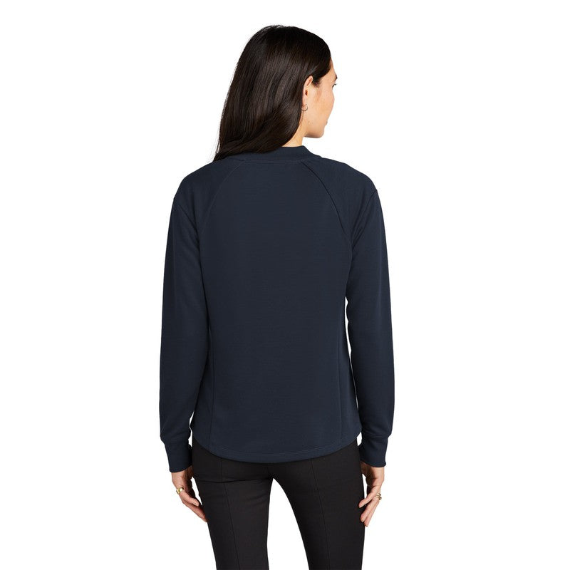 NEW CAPELLA Mercer+Mettle™ Women's Double-Knit Bomber - Night Navy